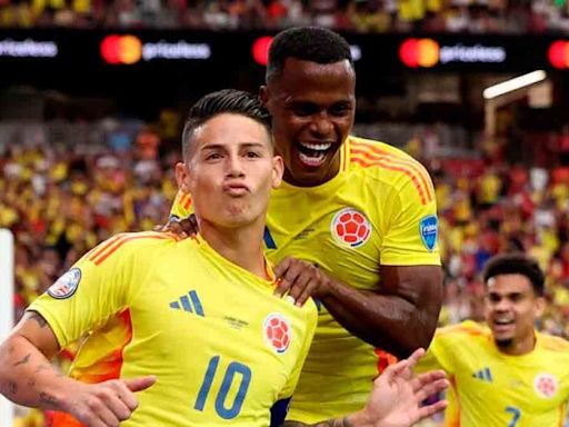 Colombia goleó 5-0 a Panamá - El Diario - Bolivia