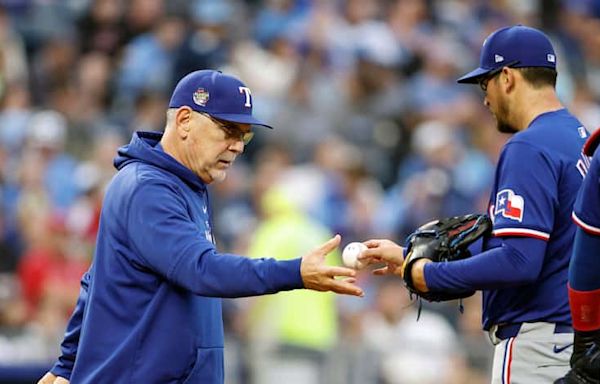 Rain delay pushes back start of Texas Rangers’ Sunday game in Kansas City