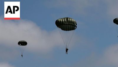 WATCH: Mass parachute jump for 80th anniversary of D-Day in Normandy