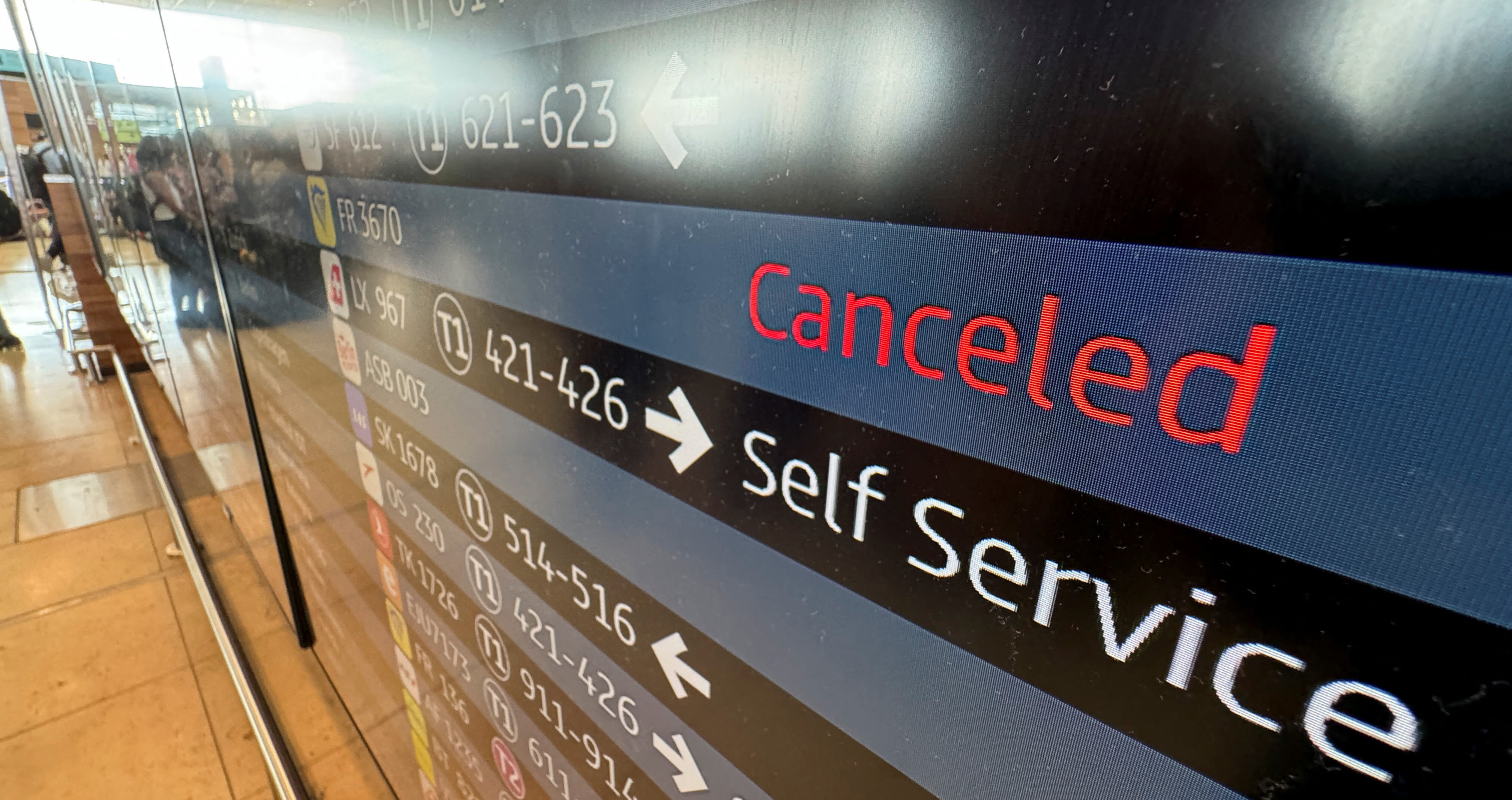 See how the CrowdStrike security update outage impacted travel at airports around the world