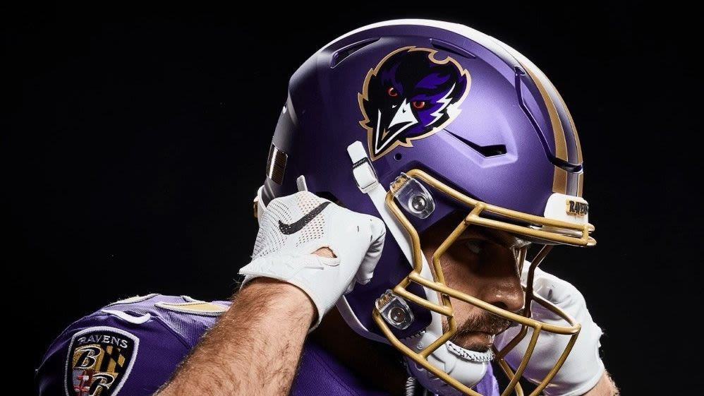 Baltimore Ravens reveal 'Purple Rising' alternate helmets