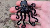 Boy finds rare Lego octopus on Cornwall beach after 1997 spill