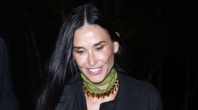 Demi Moore Brought Her Best Accessory to the Gucci Runway Show: Her Dog