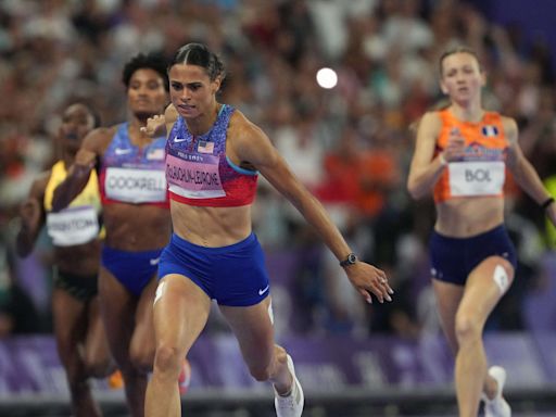 Sydney McLaughlin-Levrone runs away with 400-meter hurdles gold, sets world record