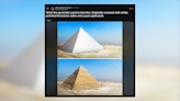 Giza Pyramids Were Originally Coated in White Limestone and Capped in Gold?