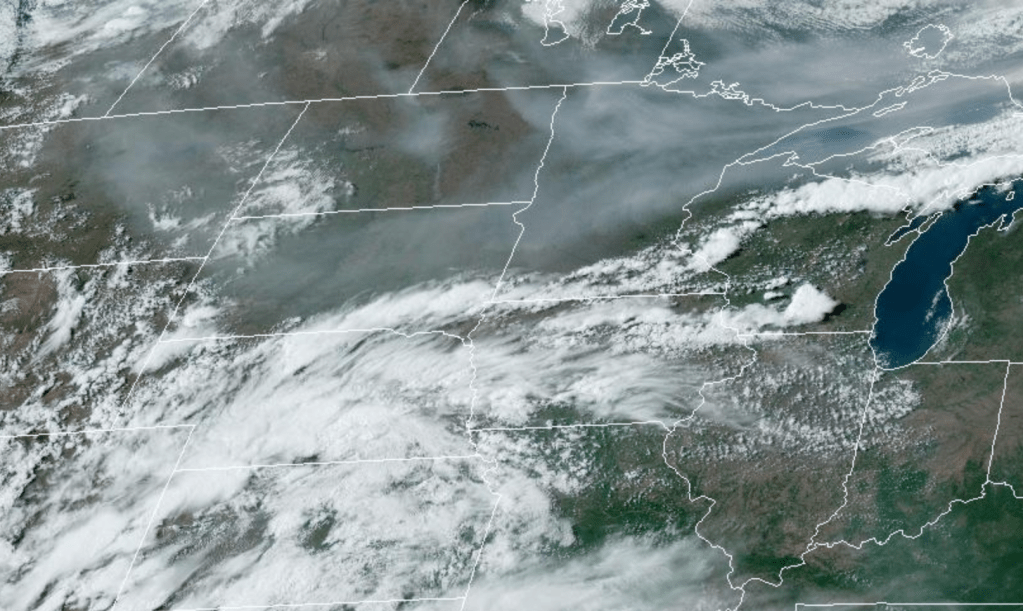 Canada wildfire smoke is creating ‘unhealthy’ air quality in the northern US