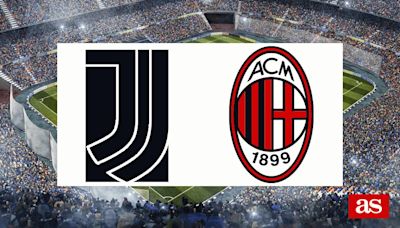 Juventus vs Milan: estadísticas previas y datos en directo | Serie A 2023/2024