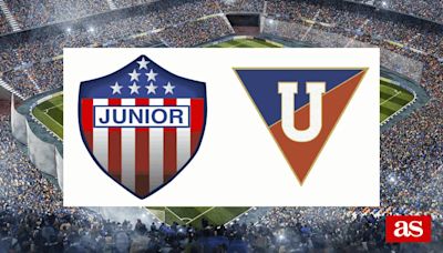 Junior vs Liga Quito: estadísticas previas y datos en directo | Copa Libertadores 2024