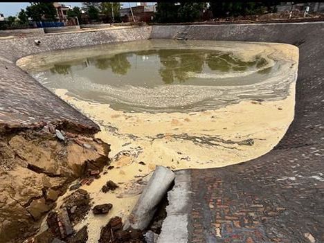 Rs 70L goes down the drain as 3rd ‘repaired’ Muktsar pond gives way