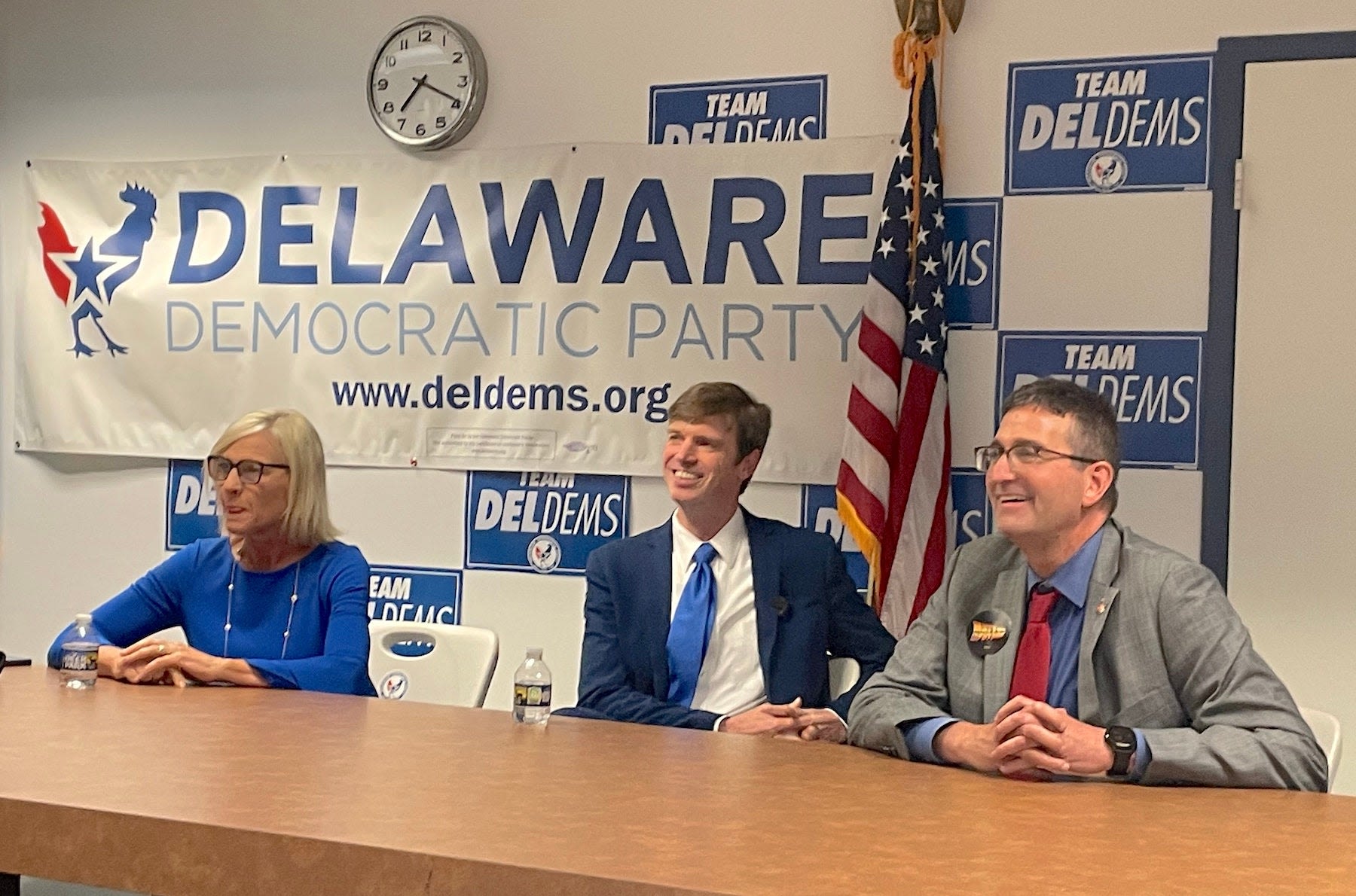 Delaware gubernatorial hopefuls woo fellow Democrats, one small group at a time