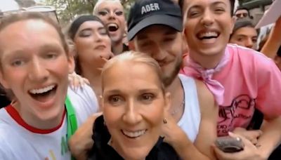 Céline Dion atende pedido de fãs em Paris e viraliza ao se confundir