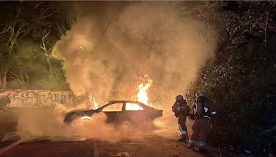新竹生命園區車輛竄火 驚悚！2男被活活燒成焦屍 - 社會