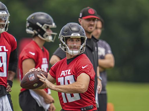 Watch: Kirk Cousins, Michael Penix Jr. Stout at Atlanta Falcons Training Camp