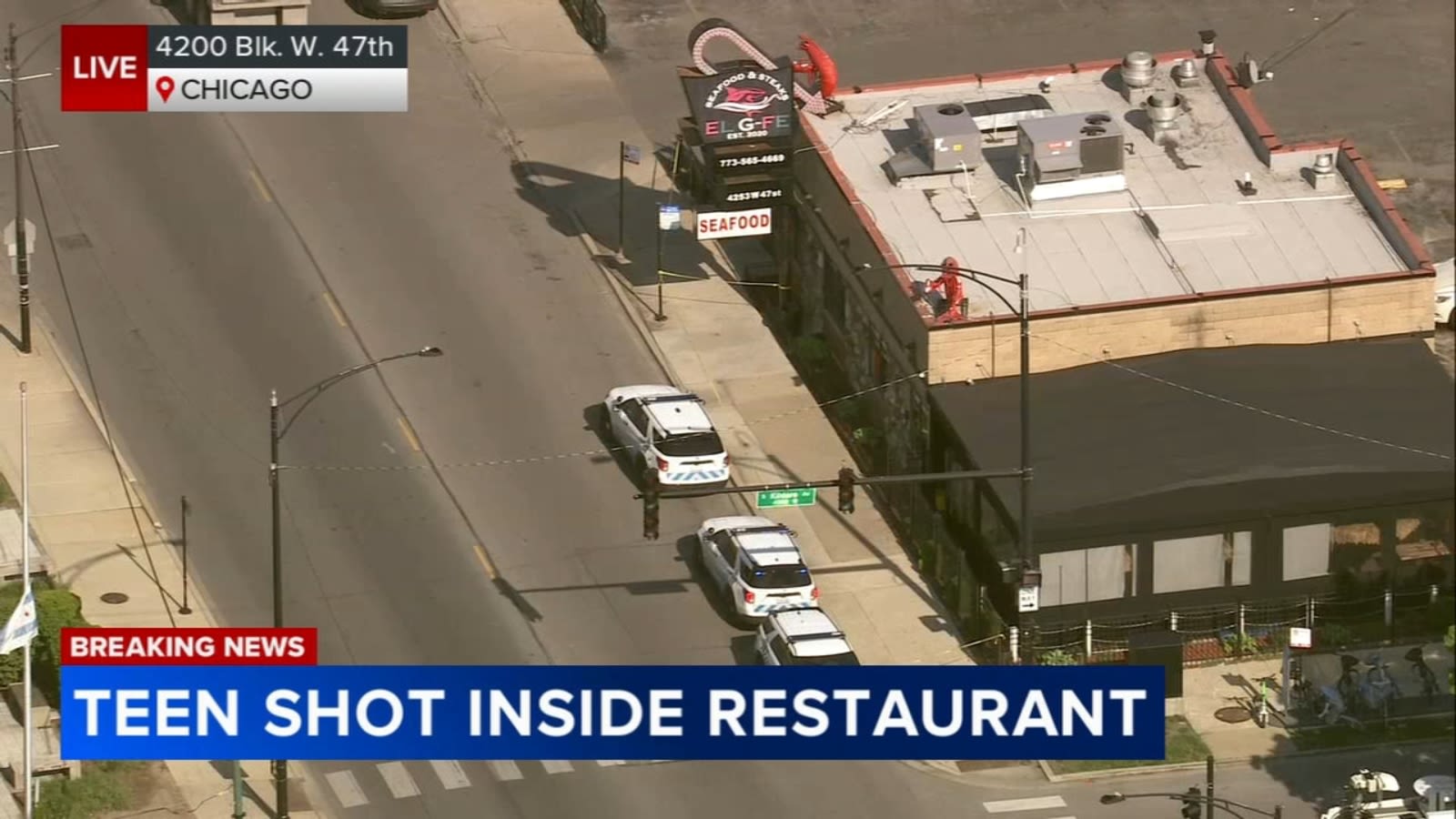 Chicago shooting: 15-year-old boy shot inside Archer Heights restaurant, police say