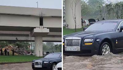 Watch: Rolls-Royce Ghost Breaks Down On Waterlogged Delhi Road, Internet Says 'Maruti 800 Is Best' - News18