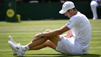 Así fue el momento de la lesión de Hurkacz que lo sacó de Wimbledon