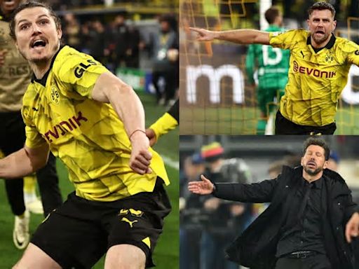 Marcel Sabitzer redeems himself! Borussia Dortmund star makes amends for shocking miss by scoring decider in classic Champions League quarter-final second leg clash with ...