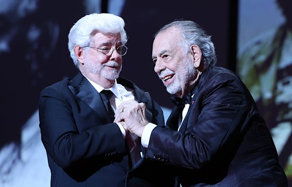 Francis Ford Coppola Presents George Lucas With Honorary Palme d’Or as the Iconic Directors Reflect on an ‘Association...