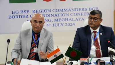 BSF-BGB BCC concludes with pledge for joint efforts to tackle trans-border crimes - The Shillong Times