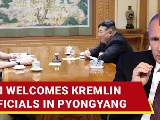 Kim Jong-un Meets Russian Military Delegation In Pyongyang