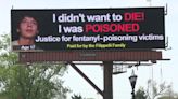 Family puts up billboard for son killed by fentanyl poisoning along M-59