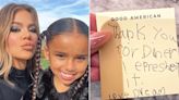 Khloé Kardashian Shares Cute Thank-You Note from Niece Dream, 7: 'I Love Her So'