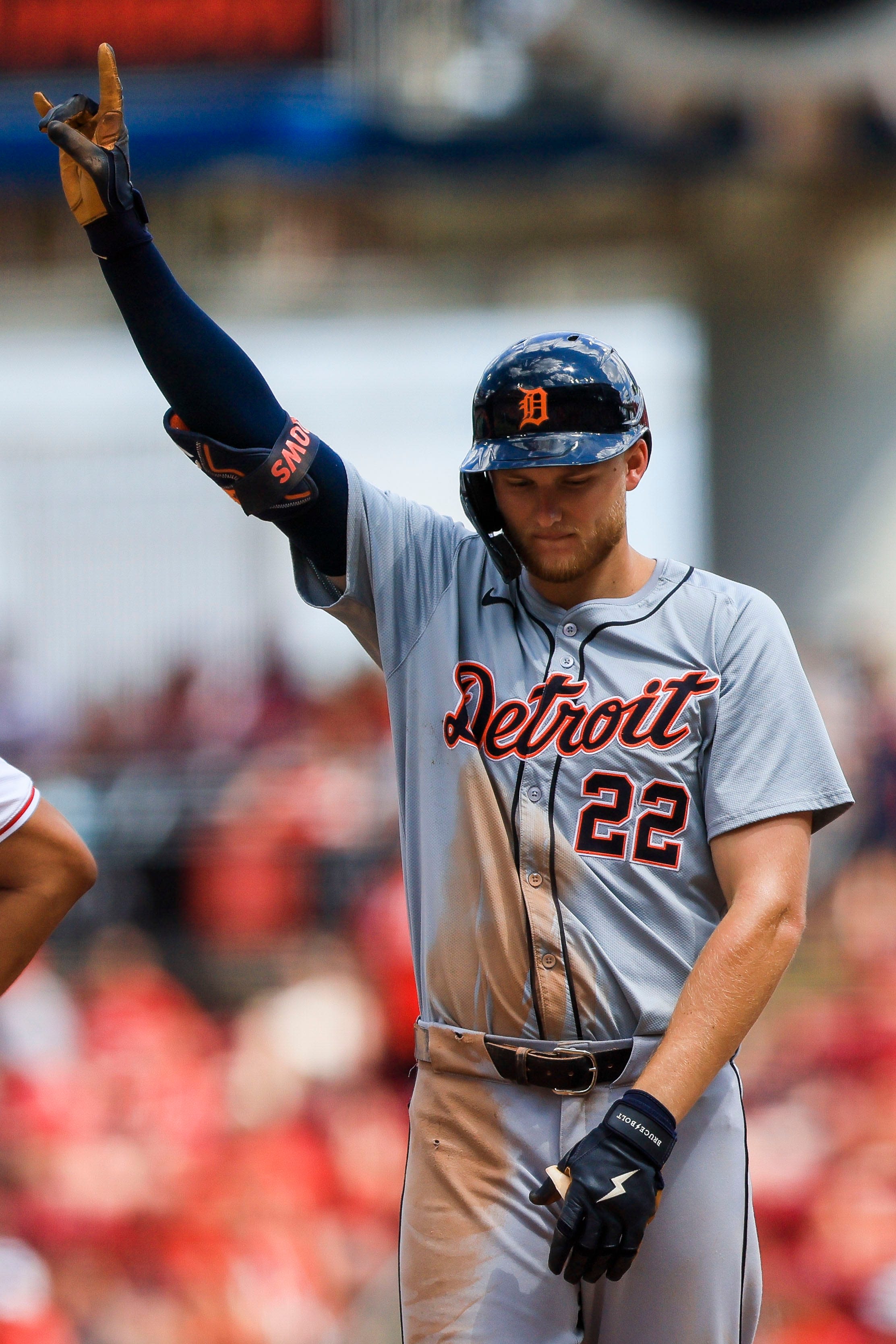 Detroit Tigers CF Parker Meadows sidelined for 'a few weeks' with right hamstring strain