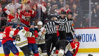 Panthers-Bruins playoff series finally got feisty. Expect that to continue