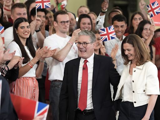 Starmer looks to ‘sunlight of hope’ as he hails landslide win