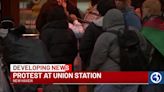 Protest takes over Union Station in New Haven