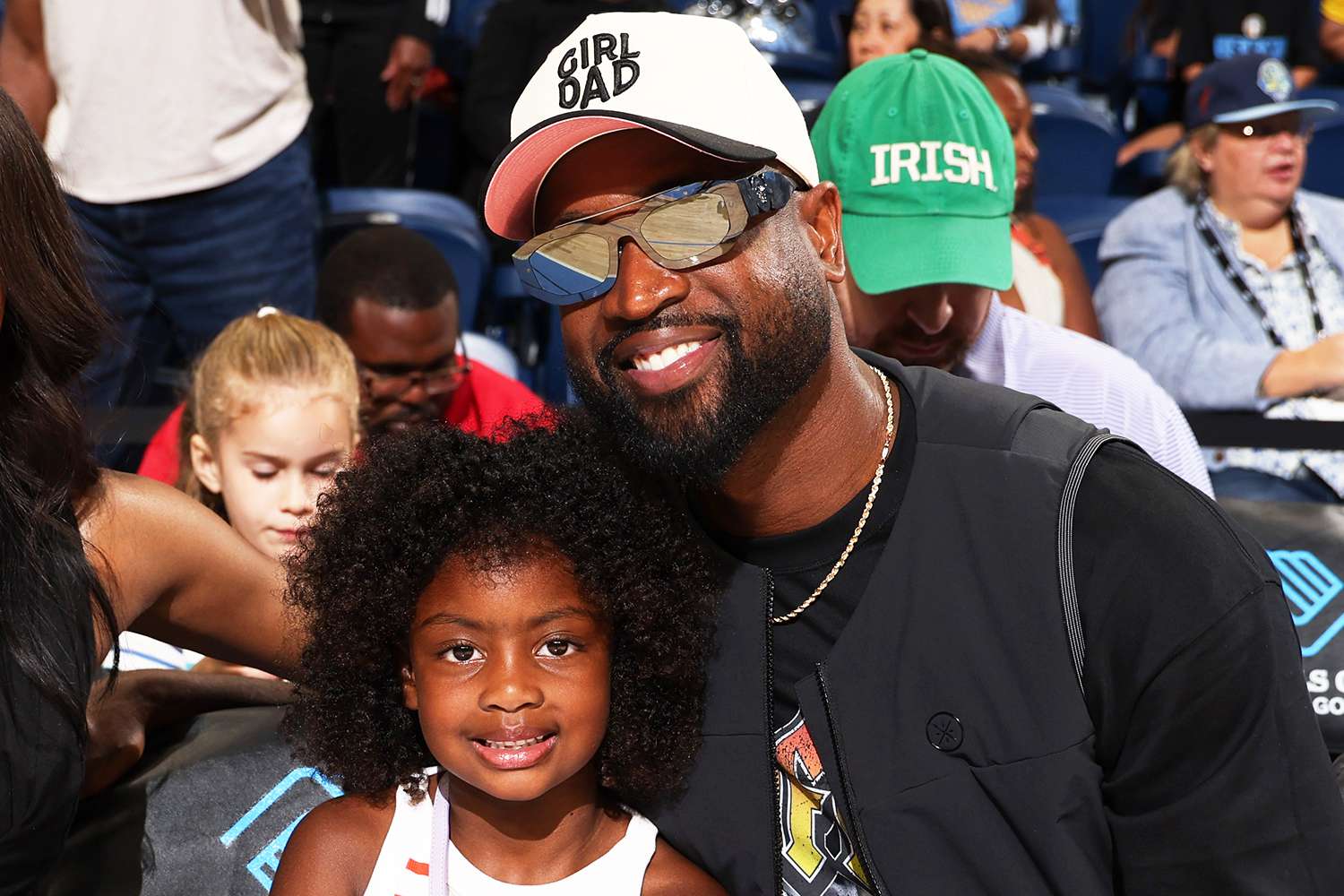 Dwyane Wade Jokes About His Name Being Misspelt 'DeWayne' at Hometown Basketball Game with Daughter Kaavia