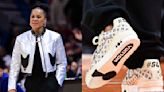 Coach Dawn Staley Wears Louis Vuitton Jacket at NCAA Women’s National Championship 2024