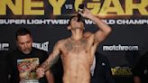 Ryan Garcia chugs beer at weigh-in for fight with Devin Haney after failing to make weight