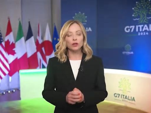 Giorgia Meloni: "Me honra que el Papa Francisco participe en la reunión del G7"