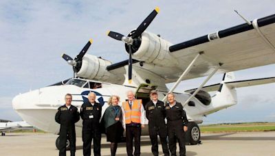 PICTURES: Wartime flying boat is welcomed to Wick on 80th anniversary VC tour