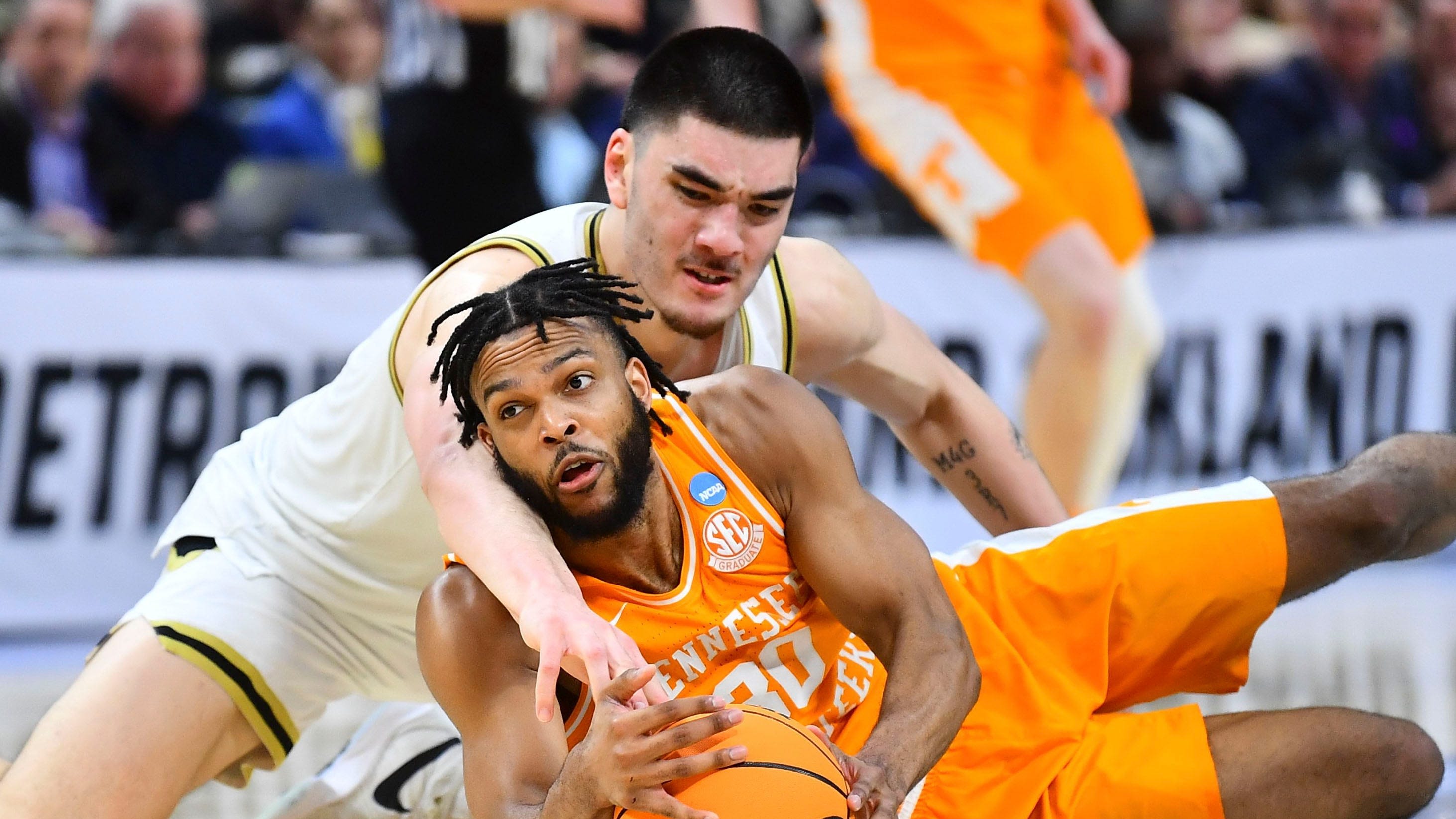 Tennessee's Josiah Jordan-James discusses his workout with the Pacers