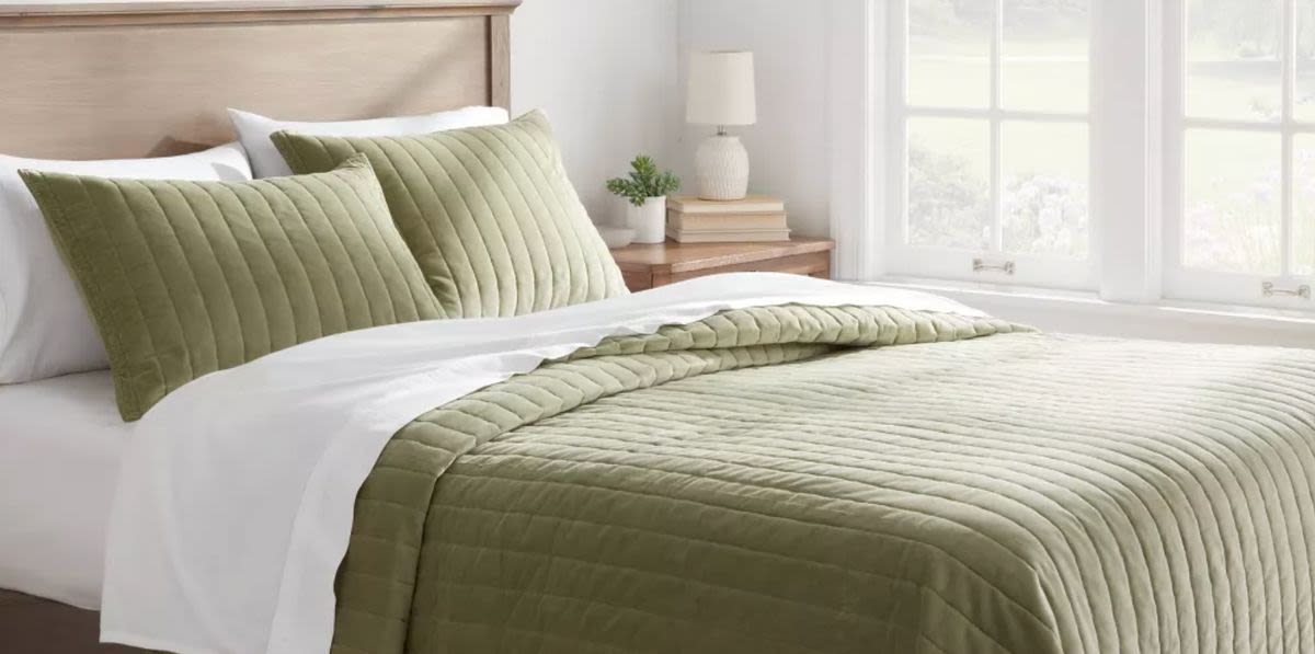 This Reviewer-Adored Velvet Quilt Is Selling Out Fast At Target