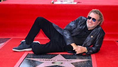 Sammy Hagar receives star on the Hollywood Walk of Fame