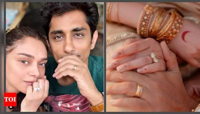 Did you know Aditi Rao Hydari's double-stone engagement ring is known as 'Toi et Moi' ring? - Know in DETAIL about it... | - Times of India