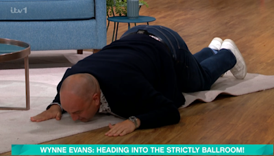 This Morning hosts in stitches as Strictly's Wynne Evans shows off signature move