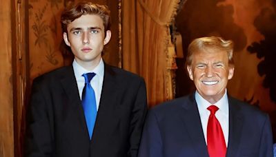 Trump proudly boasts about 'big boy' son Barron and his height