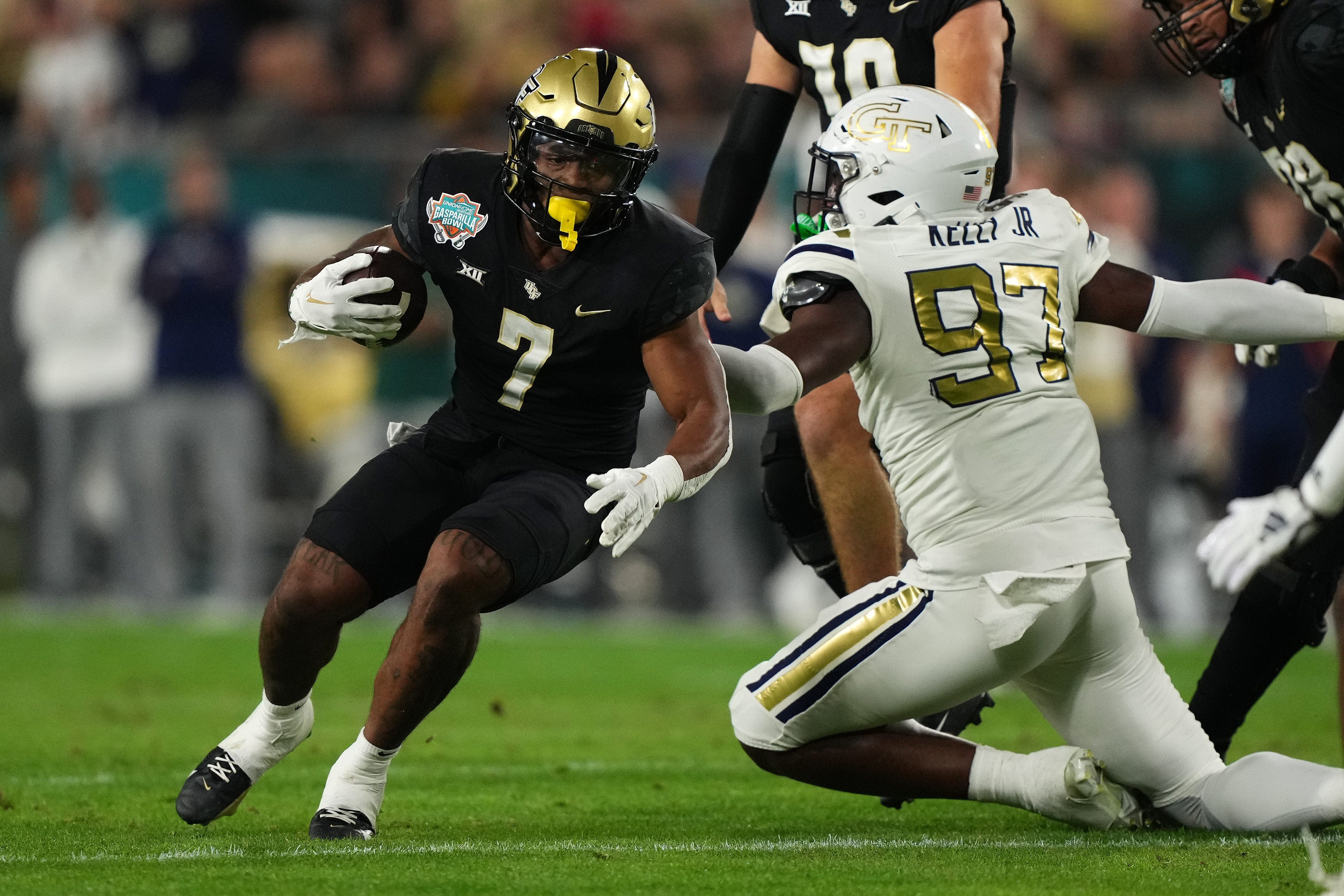 UCF football vs Sam Houston: RJ Harvey runs for 4 TDs, Knights notch 200th FBS win