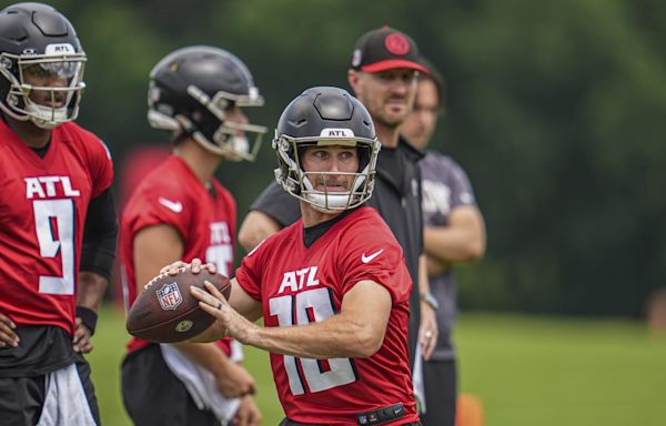 Watch: Kirk Cousins, Michael Penix Jr. Stout at Atlanta Falcons Training Camp