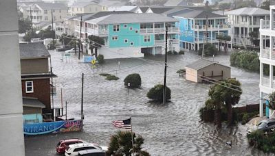 Some NC beach towns face flooding, road closures as unnamed storm dumps heavy rain