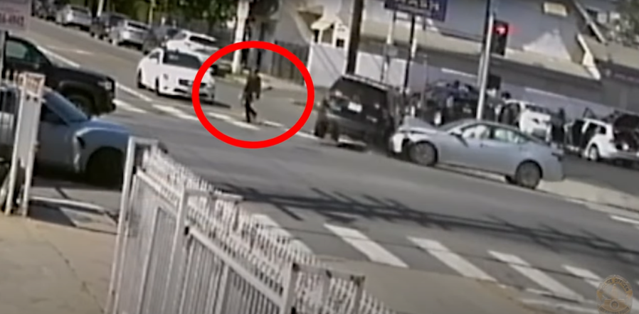 LAPD details patrol car crash that killed pedestrian in Hollywood