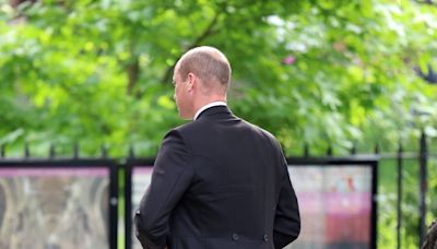 Prince William Attends the Duke of Westminster's Wedding Solo