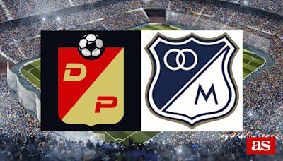 Deportivo Pereira vs Millonarios: estadísticas previas y datos en directo | Liga BetPlay I 2024