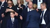 Prince William arrives for the Euro 2024 final in Germany with Prince George