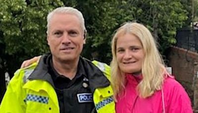 'You literally saved my life': Woman meets officer who rescued her from suicide