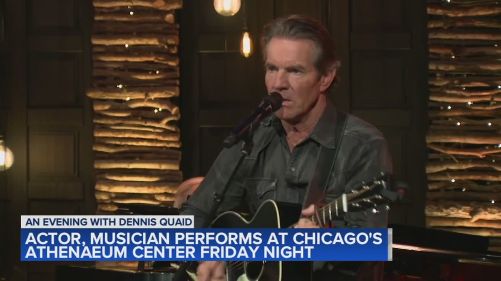 Actor Dennis Quaid to perform at Athenaeum Center in Lakeview